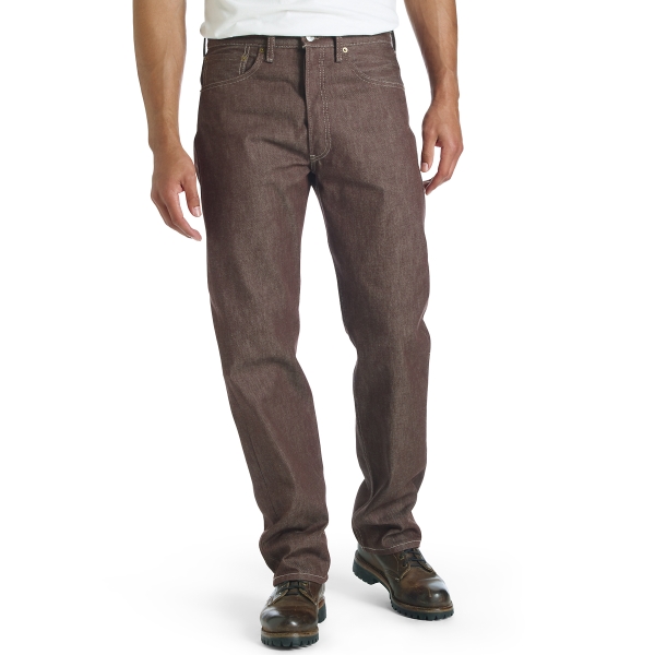 Levi's® 501® Original Shrink-to-Fit™ Jeans - New Brown STF - The Jeans  Warehouse